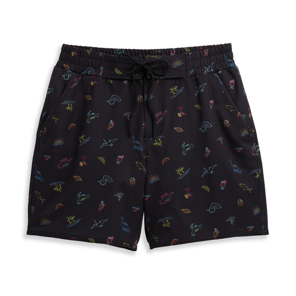TomboyX 7" Heritage Board Shorts - Island Time XS